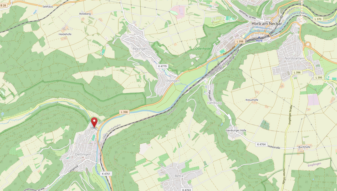 mit Google maps zum Praxisstandort Dettingen