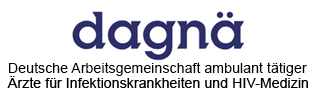 Link zur Webseite der Deutsche Arbeitsgemeinschaft ambulant tätiger Ärztinnen und Ärzte für Infektionskrankheiten und HIV-Medizin e. V.